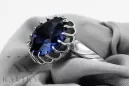 Ring Vintage Jewlery Sapphire Sterling silver 925 vrc035s